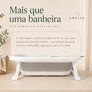 Banheira Dobrável para Bebê 2 em 1 com Encosto