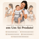 Canguru Ergonômico com Assento para Bebê 2 em 1