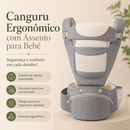 Canguru Ergonômico com Assento para Bebê 2 em 1