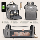 Mochila Maternidade com Berço Portátil 2 em 1