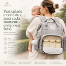 Mochila Maternidade com Berço Portátil 2 em 1